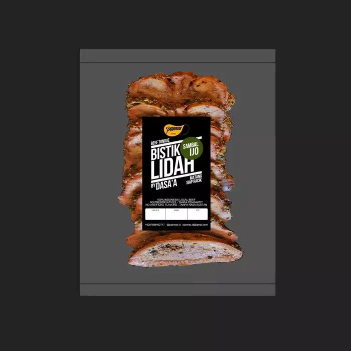 

Bistik Lidah Sambal Ijo by Dasa'a 200gram