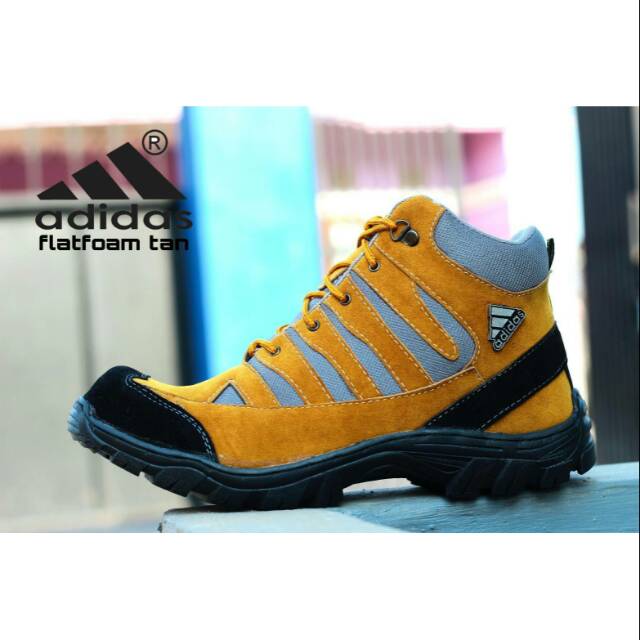 SEPATU PRIA BOOTS ADIDAS BOOTS SAFETY (BESI) KULIT SUEDE ASLI