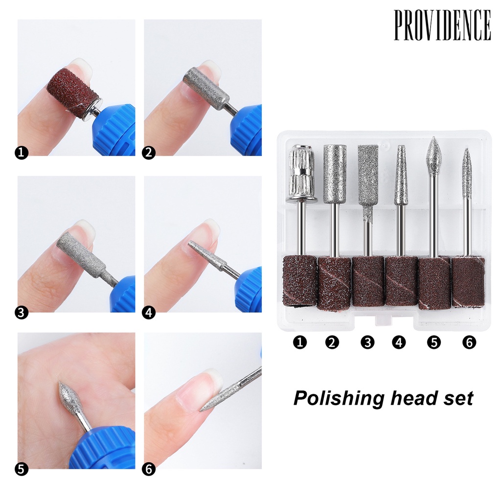 Providence 1Set Manicure Pen Polisher Portable Refined ABS Nail Care Electric Files for Women