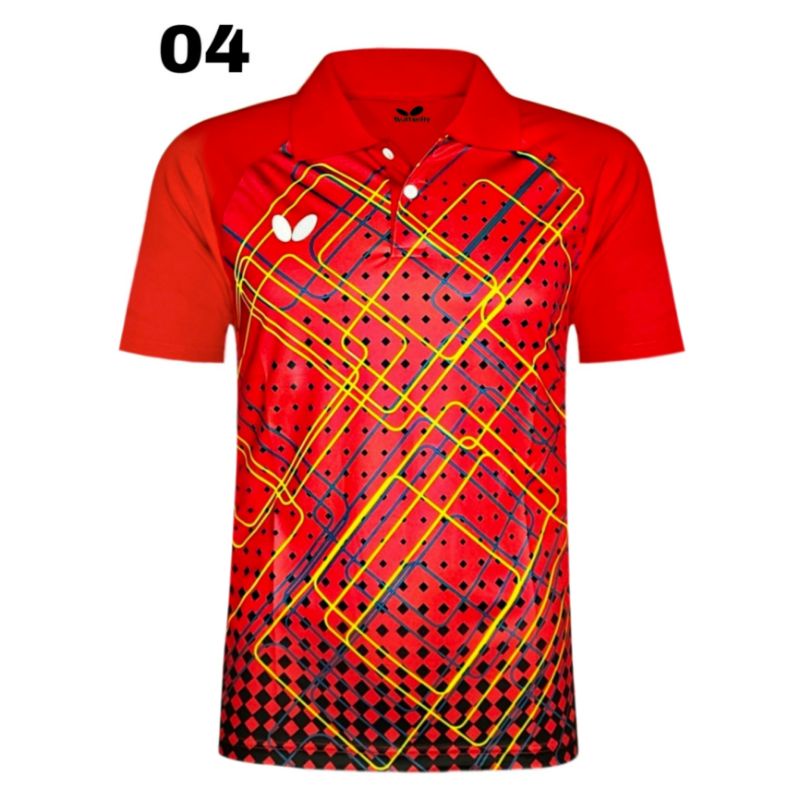 JERSEY BAJU KAOS OLAHRAGA TENIS MEJA PINGPONG BUTTERFLY IMPOR 04