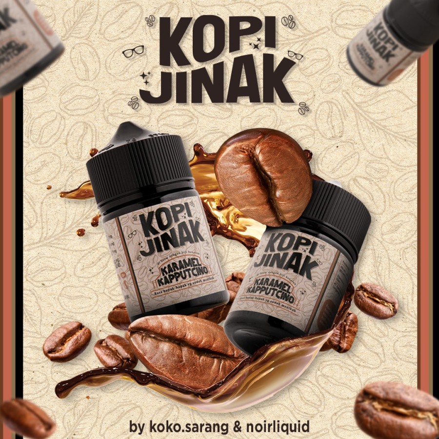 KOPI JINAK 60ML AUTHENTIC BY KOKO SARANG X NOIR LIQUID