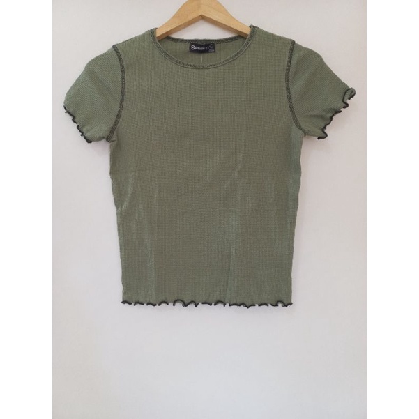 Kaos Croptop Popular21 Best Seller Sisa Export Original