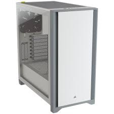 Casing Corsair 4000D Tempered Glass (Black/White)