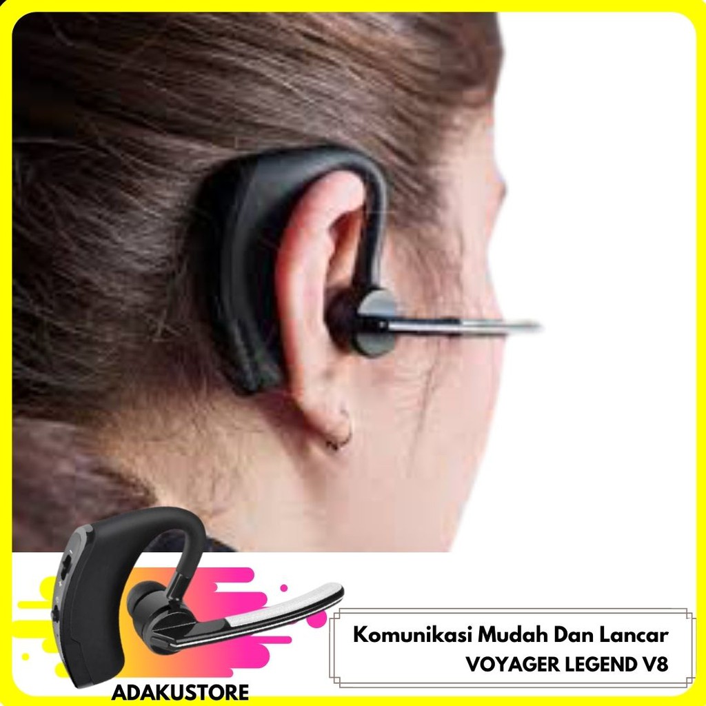 Headset Bluetooth Voyager Legend V8 Earphone wireless