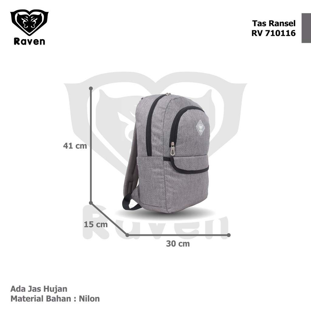 [KLIKTAS] Tas ransel wanita RAVEN RV 710116 / backpack sekolah / Tas punggung