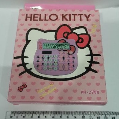 Kalkulator HELLO KITTY pink 12digit calculator hellokitty KT-2288