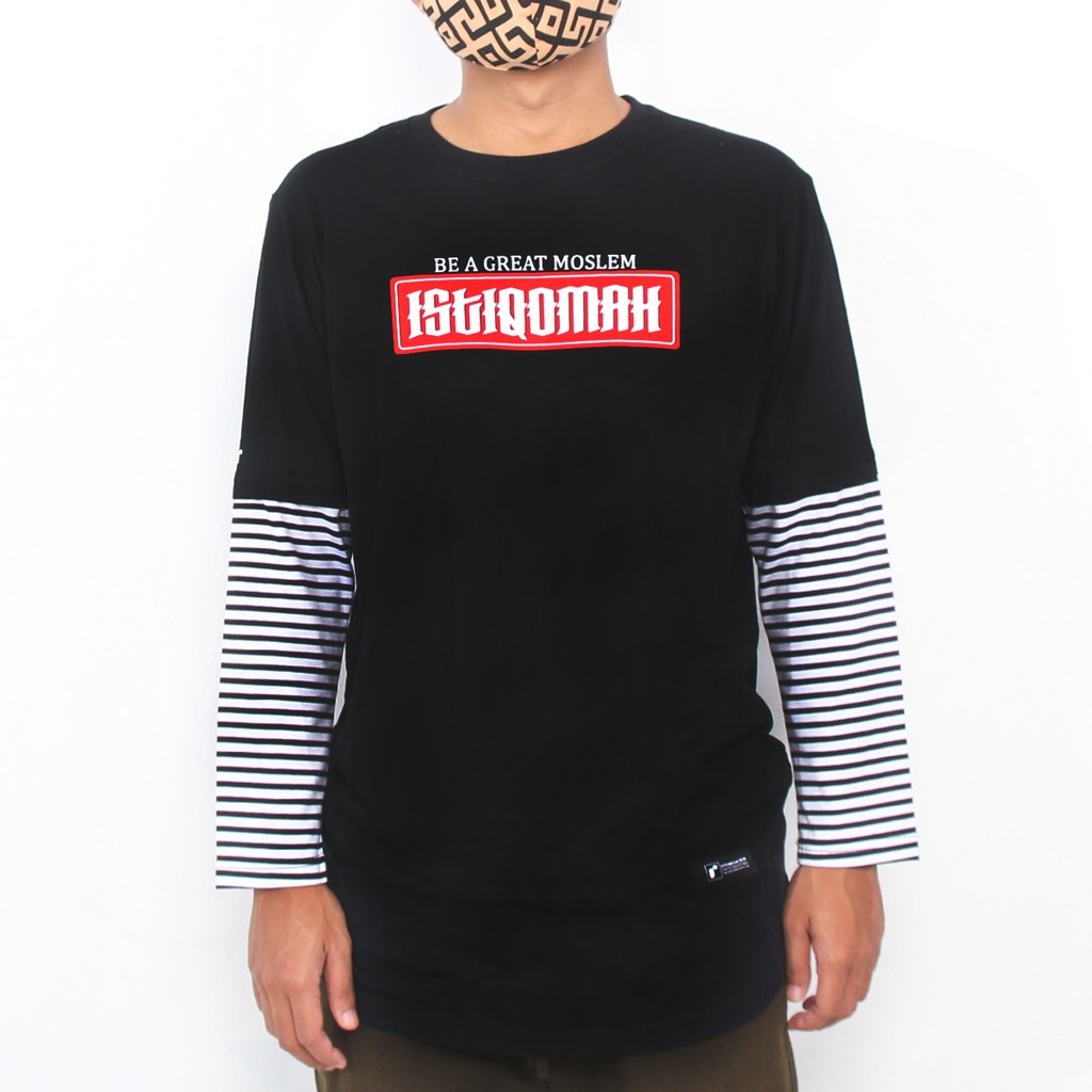 KAOS / KAOS DISTRO PRIA / KAOS LENGAN PANJANG / KAOS DAKWAH / KAOS PRIA KEEP ISTIQOMAH