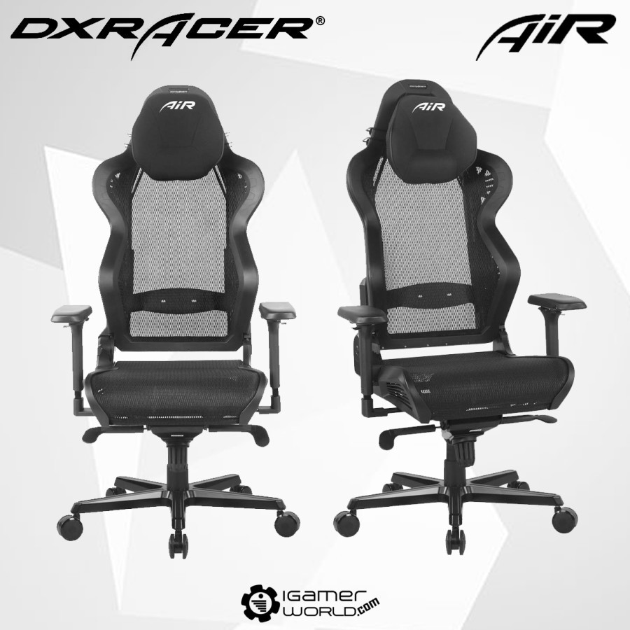 Dxracer Air Series Full Black Gaming Chair Shopee Indonesia