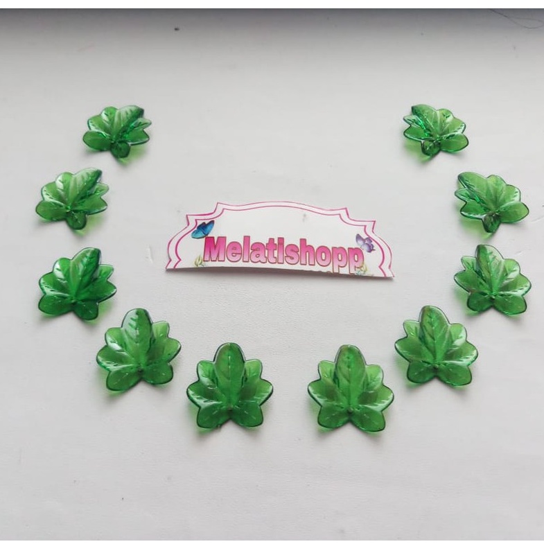 DAUN AKRILIK 872 MOTE AC BENING S13 DAUN ANGGUR PER 100 GRAM