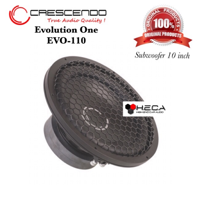 Subwoofer CRESCENDO 10" Evolution 110 EVO-110 Best Quality 10 inch 110