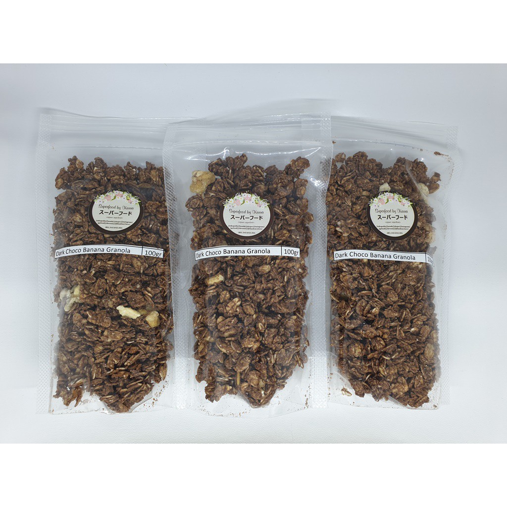 

Granola Dark Choco Banana 100 gram