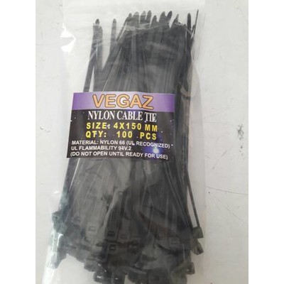 Kabel ties hitam 4x150mm