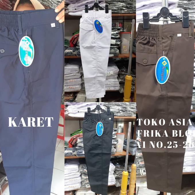 BISA COD Celana Panjang Sekolah Anak Laki Laki Cowok SMP Jakarta Karet 42/44/SERAGAM SEKOLAH SD/SERA