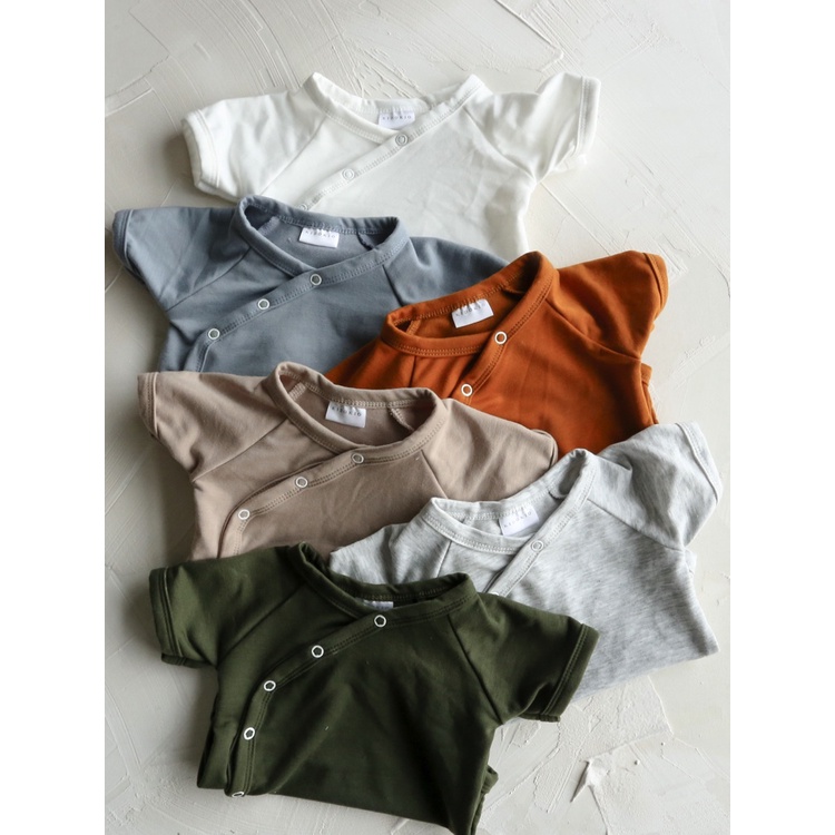 KIDOKIO DOU BODYSUIT Kimono Pakaian Jumper Bayi Perempuan  Baju Jamper Jemper Jumpsuit Jumsuit Jamsuit Jamswit Jamsit Jumswit Kaos Anak Anak Bayi Balita Newborn Perempuan Laki Laki Cewek Cowok Cewe Cowo Baby Girl Boy New Born 0 3 6 12 Bulan 1 Tahun Lucu-2