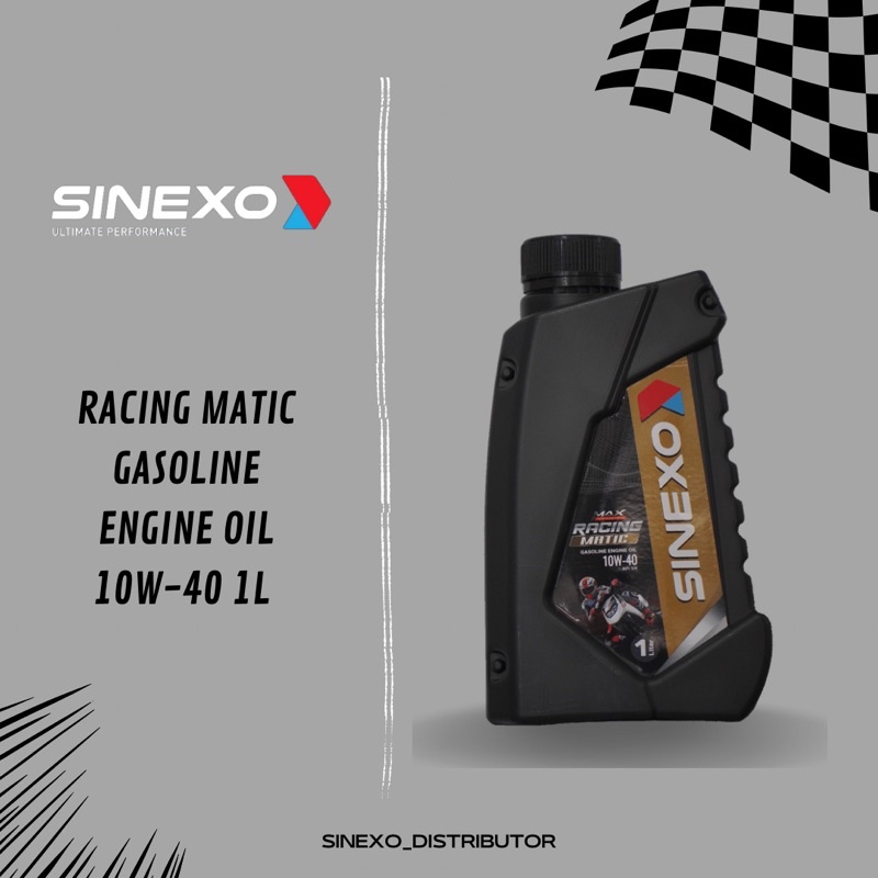 Oli SINEXO RACING MATIC gasoline engine 10w-40 API SN 1L