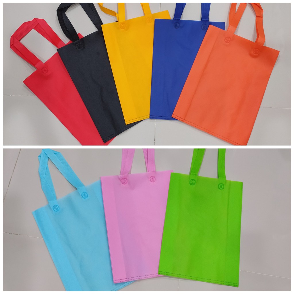 Tas Spunbond 75gsm uk 25x35x8 cm /  Tas kain /  Spunbond/ Tas Goodiebag/ Tas Souvenir/ Tote Bag / polosan