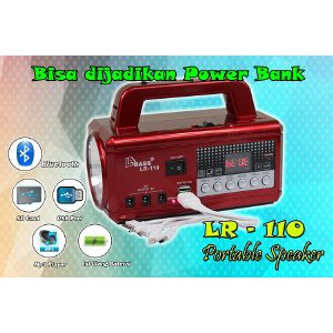 Unik Speaker LR   110 Radio   Senter   Power Bank Limited