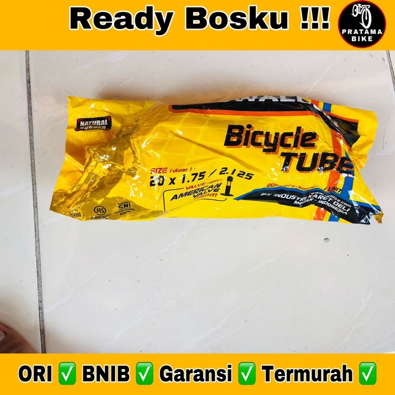 Ban Dalam Sepeda Pentil Panjang Cop Panjang Ukuran 20 24 26 x 1.75 / 2.125 Swallow Murah
