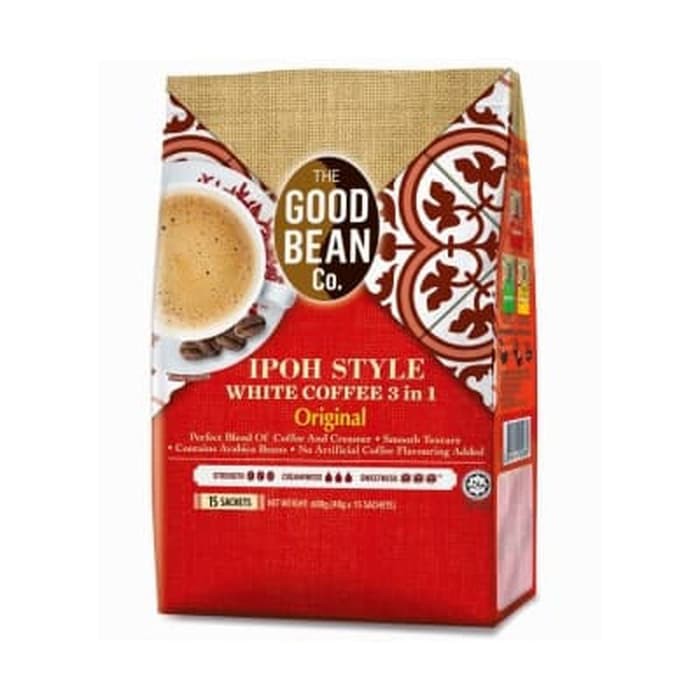 

#HANDCARRY The Good Bean Co 3in1 White Coffee Original 15sX40g - UFOHCR1779