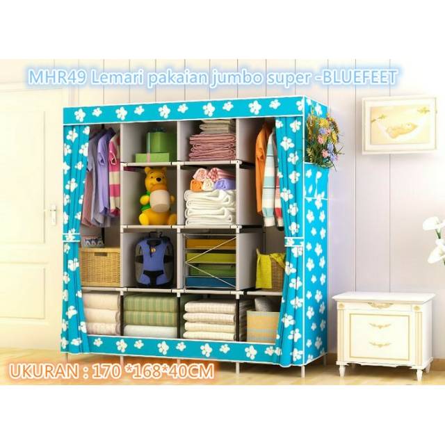 LEMARI PAKAIAN PORTABLE JUMBO