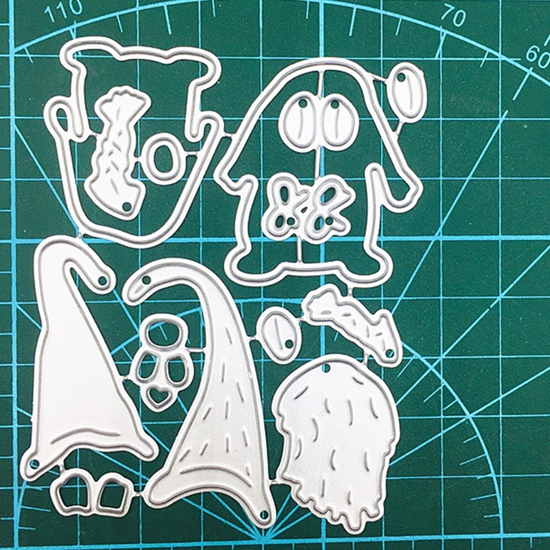 Cetakan Stensil Cutting Dies Motif Boneka Faceless Bahan Metal Untuk Scrapbook / Craft DIY