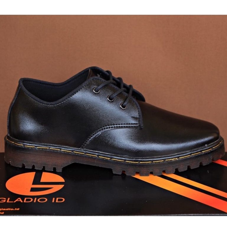 Enoz X Pluto - Sepatu low boots gladio dockmarS Spatu party work tali pria pantofel kasual kerja kantor dan formal original