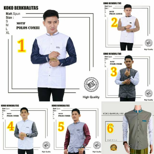 Koko  Baju  Koko  Pria Syubbanul muslimin koko  azzahir koko  