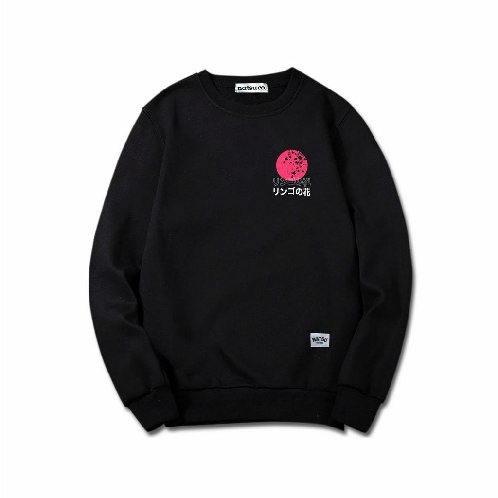 BEST SELLER!! Crewneck Sweatshirt Sakura Jepang natsu co. termurah bisa untuk pria/wanita hoodie