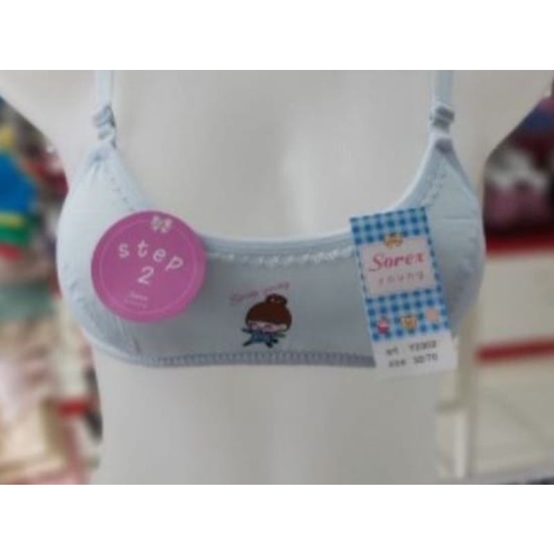 SOREX Young Step 2 Bra Remaja Y 2302 Bra Busa Tipis Tanpa Kawat Original