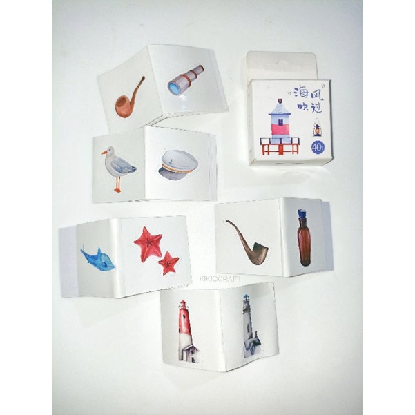 

Deco Sticker Tema Laut 40 Lembar - Sea Voyage Stickers