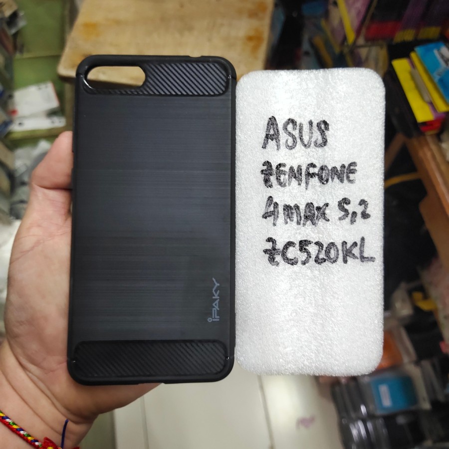 ASUS ZENFONE MAX M2 / ZB633KL , ASUS ZENFONE 3 MAX 5.5IN / ZC553KL / X00DDB , ASUS ZENFONE 4 SELFIE LITE / ZB520KL , ASUS ZENFONE 5Q / 5 LITE / ZC600KL / A502CG , ASUS ZENFONE 4 MAX 5.2IN / ZC520KL karet softcase silikon karet hitam mantap