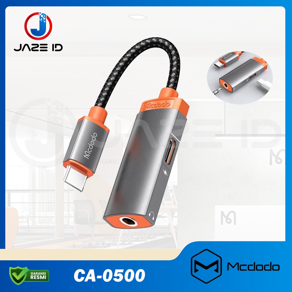 MCDODO CA-0500 Converter Splitter Type C To Jack 3.5MM Open Mic Game