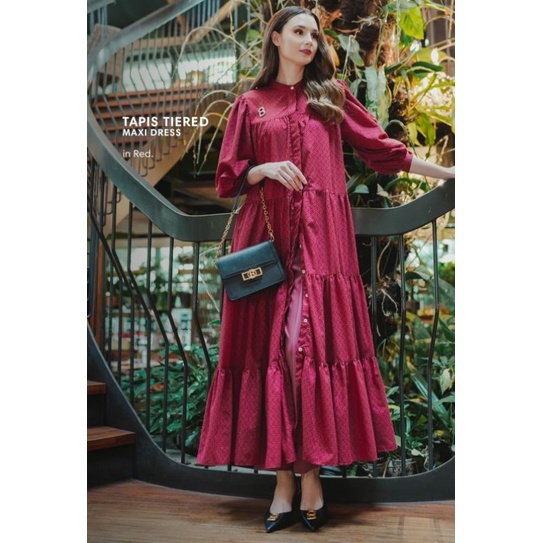 Benang Jarum Tapis Tiered Maxi Dress Limited Stock