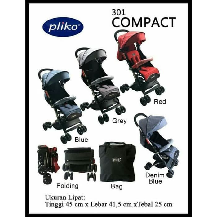 stroller pliko compact 301