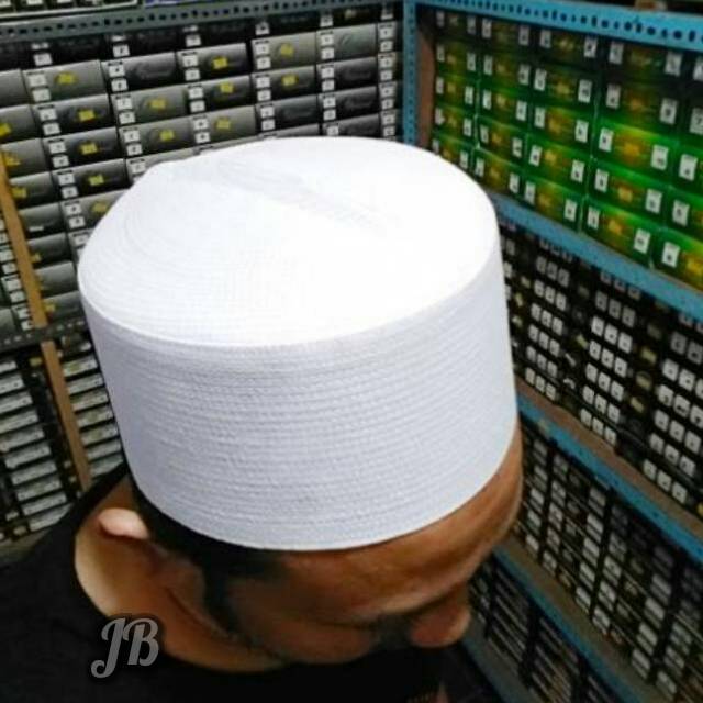 ~JB~ Peci Haji Songkok Putih Haji Kopyah Bulat
