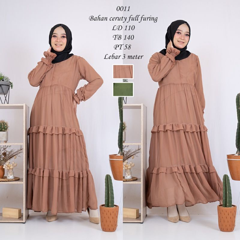 Gamis Wanita Putih Polos Lebaran Terbaru 2021 Murah Remaja Jumbo Original Premium Mewah Muslim Syari