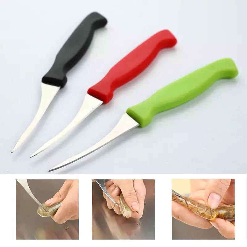 PISAU DAPUR MINI / PISAU PEMBERSIH KOTORAN UDANG / PEMOTONG KUPAS UDANG JRW0034