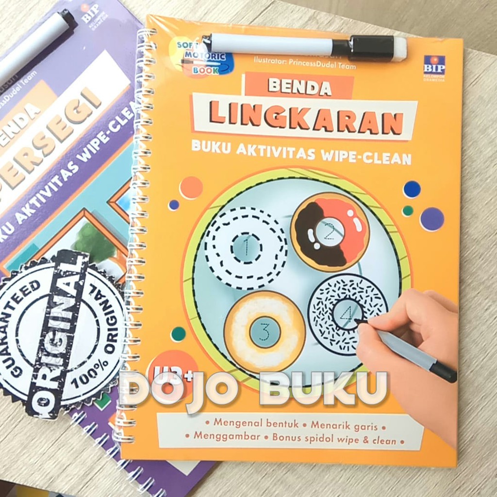 Seri Soft Motorik Book - Buku Aktivitas Wipe Clean