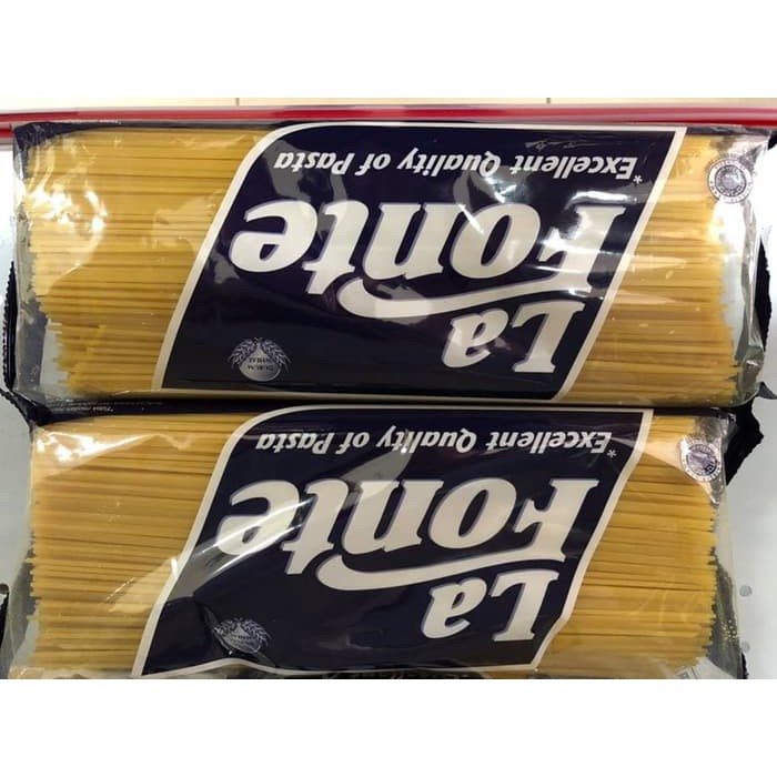 La Fonte Pasta Spaghetti/ mie kering/ pasta instan 1000grm