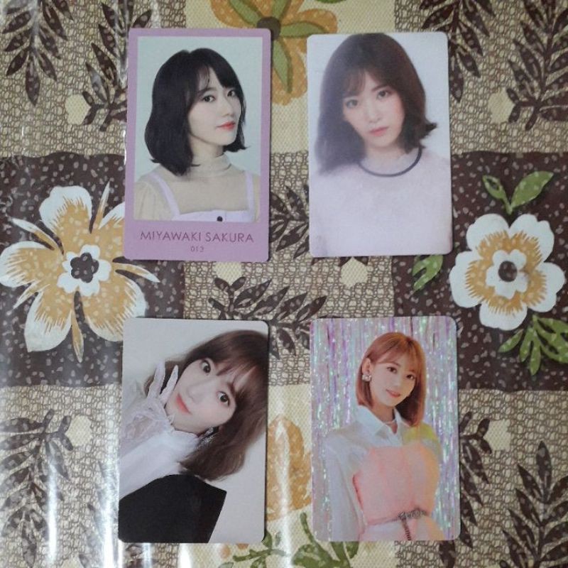 IZ*ONE / IZONE MIYAWAKI SAKURA PHOTO CARD (PC) FAN MEET COLORIZ HEARTIZ EYES ON ME (EOM)