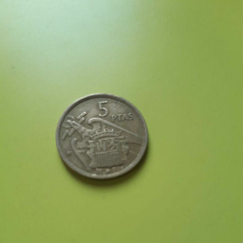 uang koin kuno koleksi langka 5 ptas