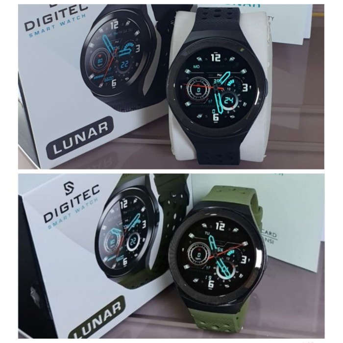 Jam tangan pria / wanita Digitec Lunar Smartwatch Smart Watch Original