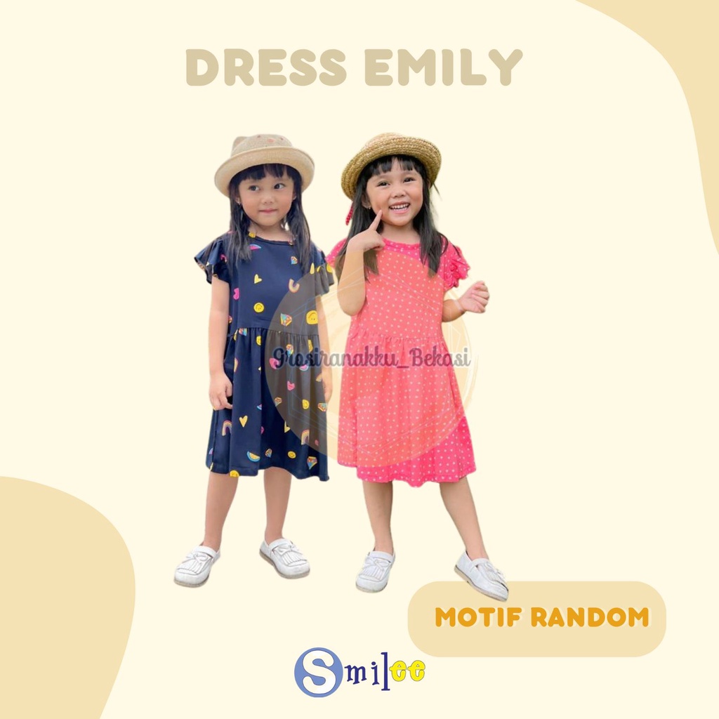 Daster Rayon Anak Smilee Emily Size 1-5thn