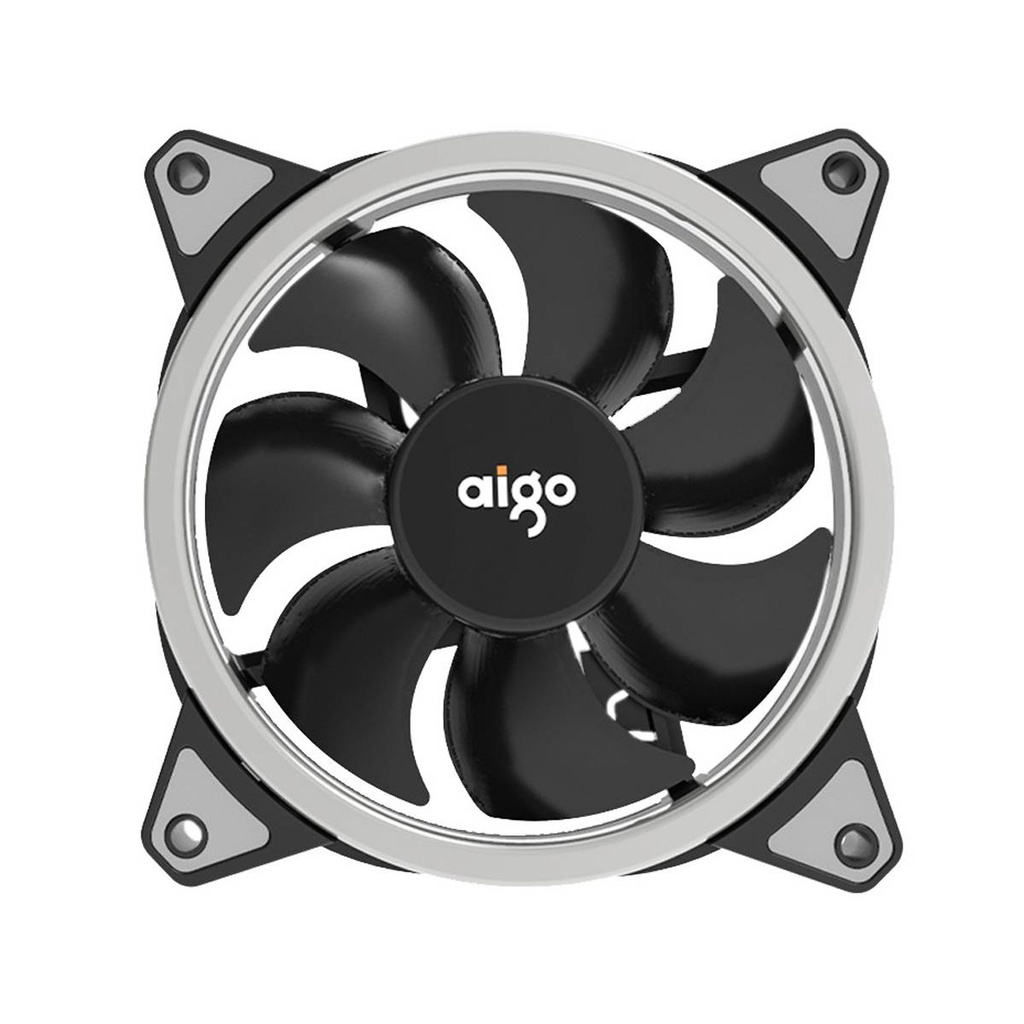 AIGO DARKFLASH DR11 White Led 120mm Fan Case