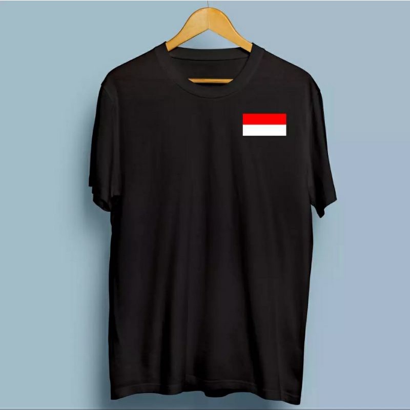 KAOS LOGO BENDERA INDONESIA DADA TERMURAH