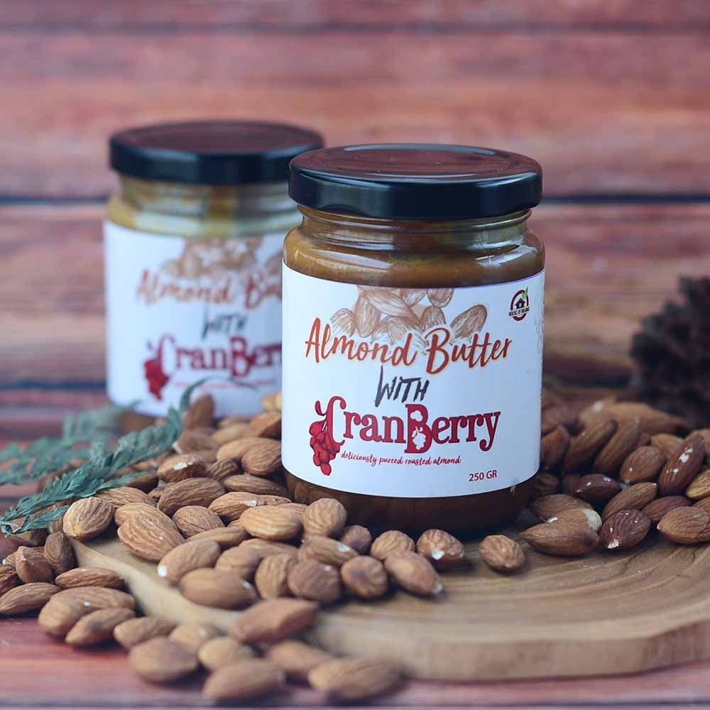 

PROMO NATURAL ALMOND BUTTER WITH CRANBERRY 250 GR TERMURAH