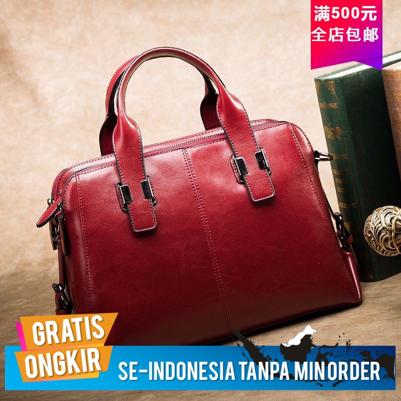 Slempang Import Kulit Fashionable Wanita Besar 2021 Tas Baru Mudah Berubah k