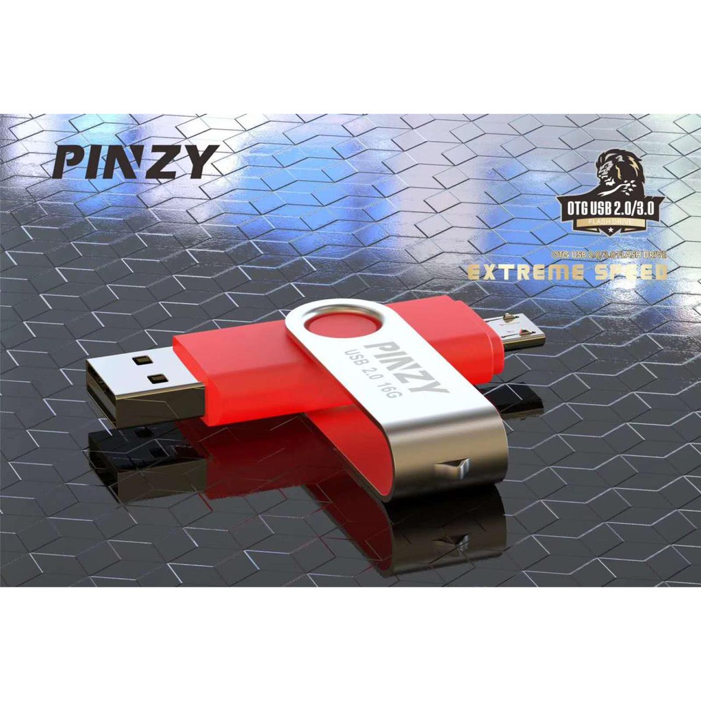 Flashdisk OTG PINZY micro USB 2.0/3.0 Flash Drive 4GB-8GB-16GB-32GB flash disk original