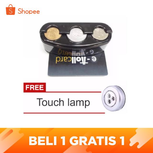 Promo tempat koin kartu 3 slot + stick lampu led serbaguna