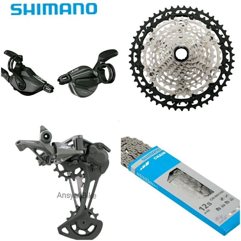 Mini groupset XT 12 speed paket XT 2/3 x 12 speed 8100